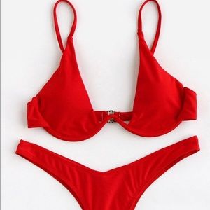 Underwire High Leg Bikini